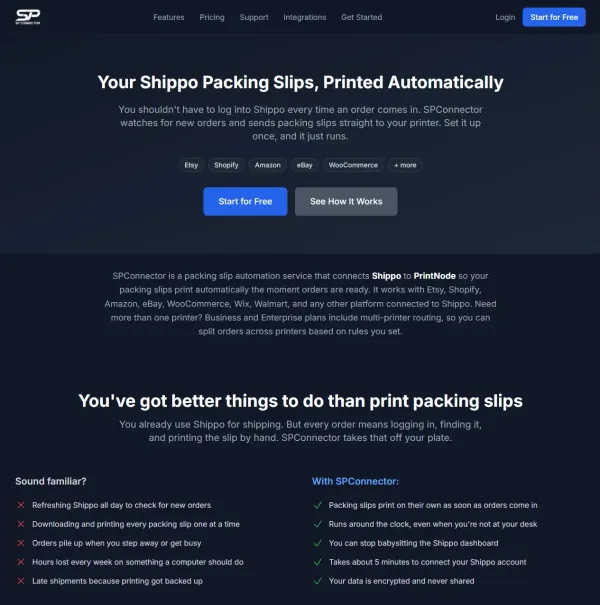 SPConnector application screenshot