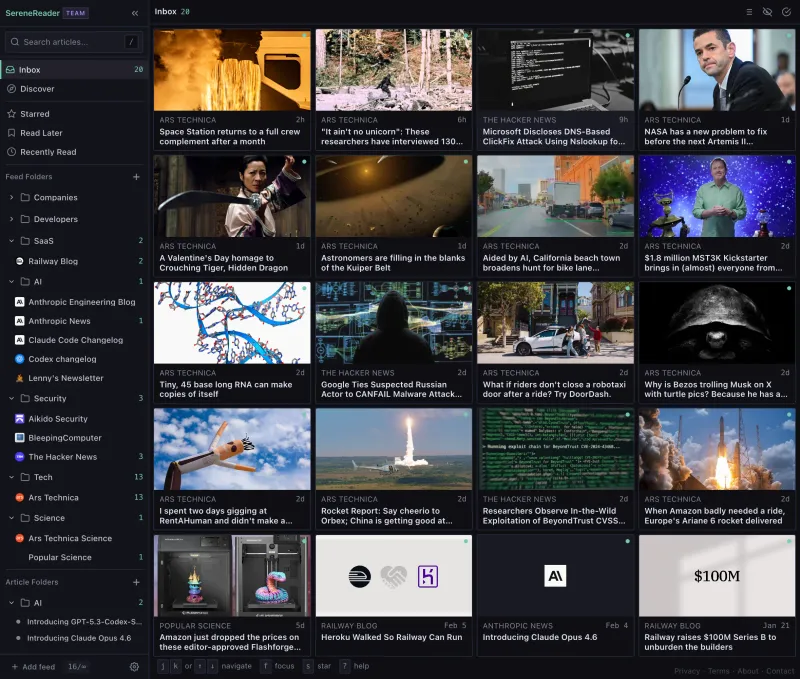 SereneReader screenshot